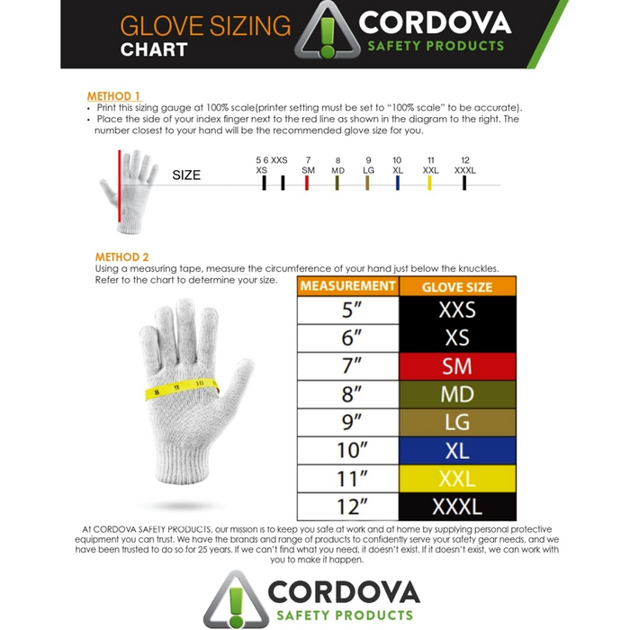 Cordova 6920-MD Conquest Gloves Medium Nylon/Nitrile Gray/Black