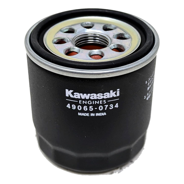 Kawasaki 49065-0734 Oil Filter (Replaces 49065-0724) OEM Engine Maintenance - OutdoorPowerDeals