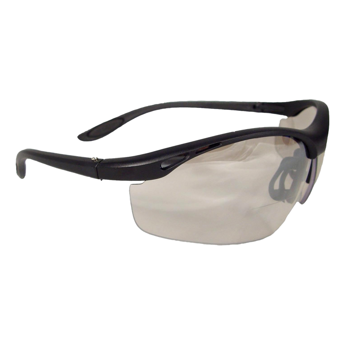 GLASSES HALF FRAME READER BLACK/CLEAR I/O CH1-915