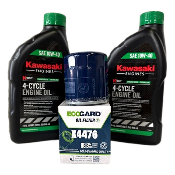 Mowertek Oil Change Kit -1 X4476 (49065-0724) Oil Filter & -2 99969-6296 Quarts Of Oil