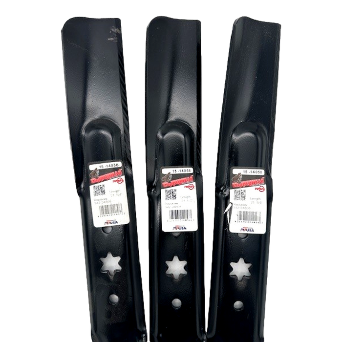 Rotary 14058 Mower Blade Set of 3 Replacement Blades