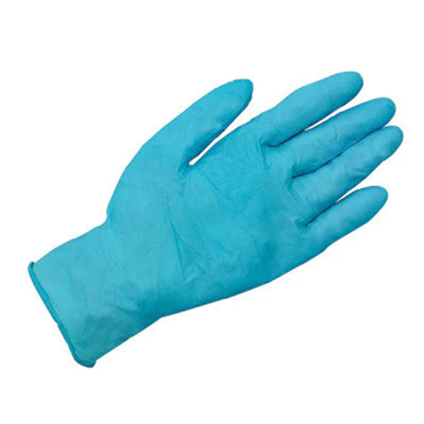 Radnor 64057294 8 Mil Nitrile Disposable Gloves, Blue, Medium, Box of 50