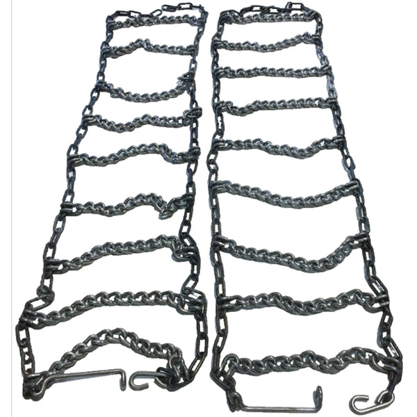 Xtorri Tire Chains Skid Steer Uni-Loader Twist Link Hardened 10-16.5 Made In The Usa