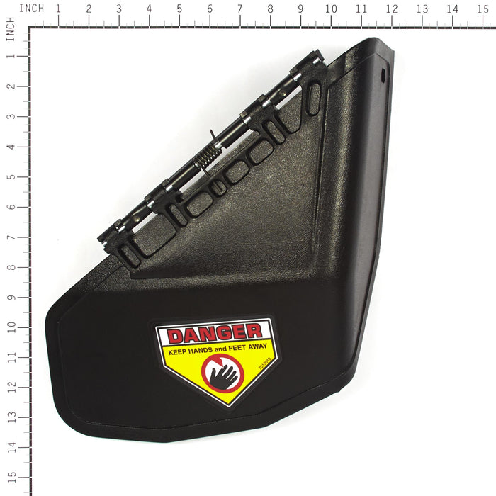 Murray 7052553YP discharge chute mounted side view