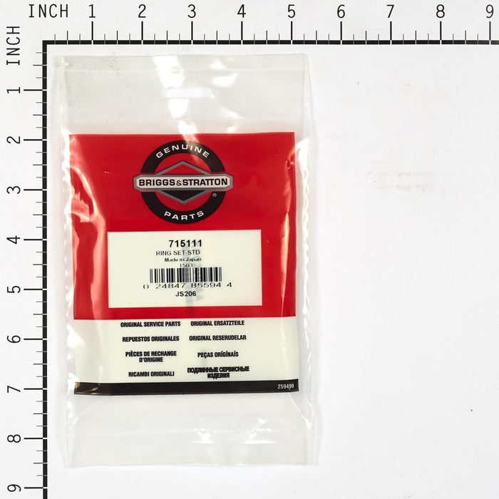 Briggs & Stratton 715111 Standard Piston Ring Set