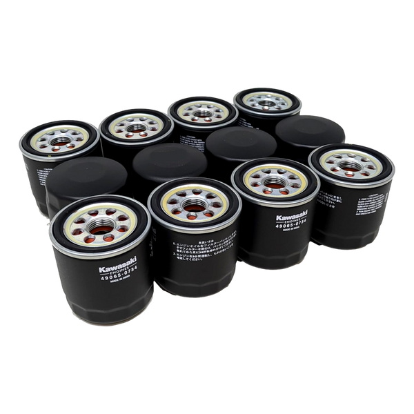 Case of 12 Genuine Kawasaki Oil Filters 49065-0734 (49065-0724) - OutdoorPowerDeals
