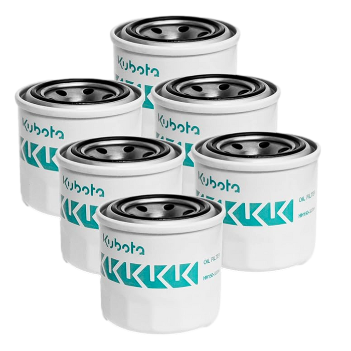 Kubota HH150-32094 Oil Filter (6 Pack) OEM Replacement