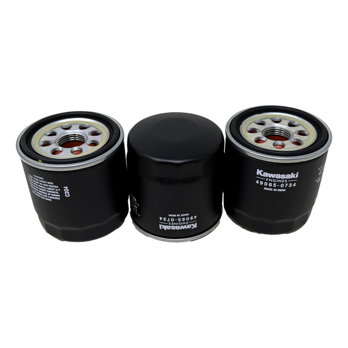 Kawasaki 49065-0734 Oil Filter 3 Pack Replaces 49065-0724 - OutdoorPowerDeals