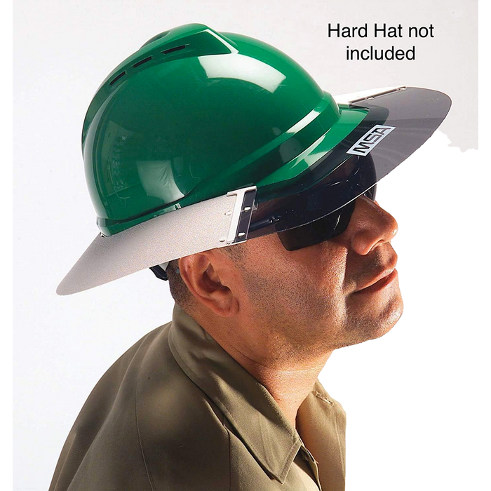 MSA 697410 Sun Shield Extension for Full-Brim Hard Hats - OutdoorPowerDeals