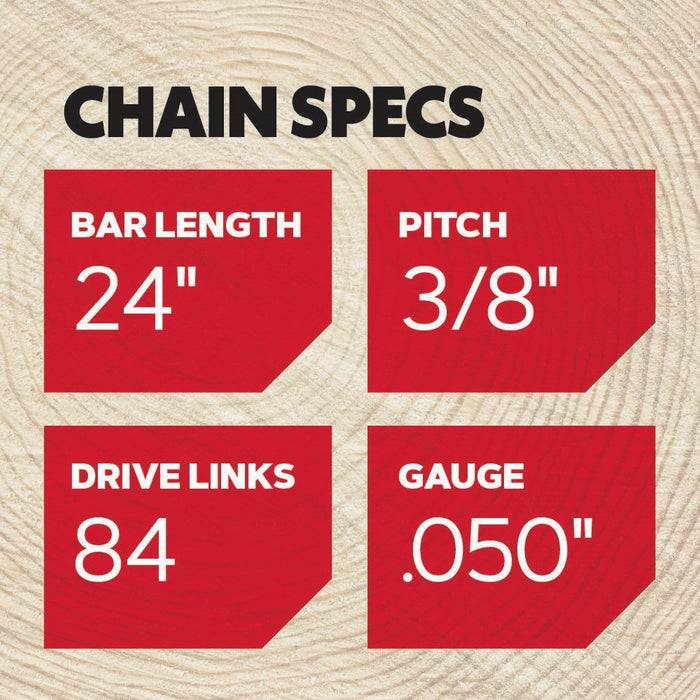 Oregon 72DPX084G 3/8-Inch Pitch 0.050-Inch Gauge 84-Drive Link Saw Chain