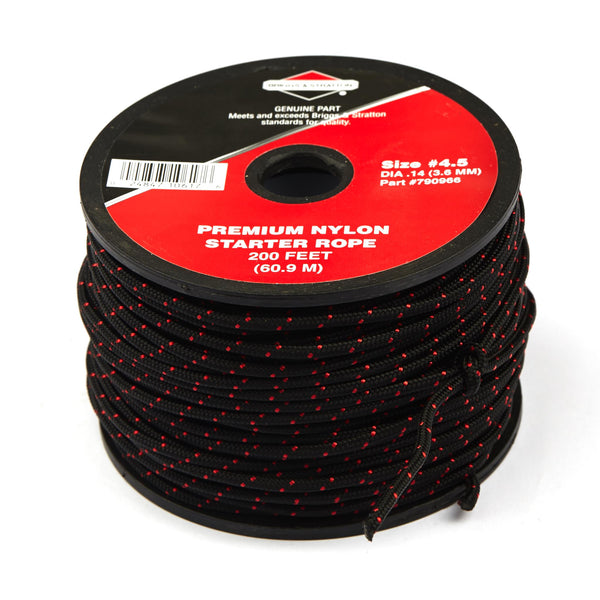 Briggs & Stratton 790966 200-foot Spool of Nylon Starter Rope Size 4 1/2