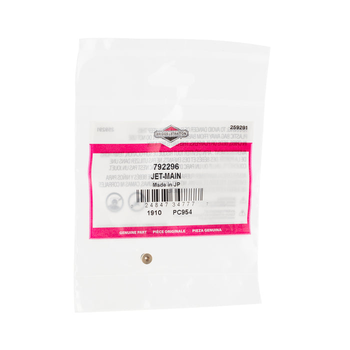 Briggs & Stratton 792296 Main Jet