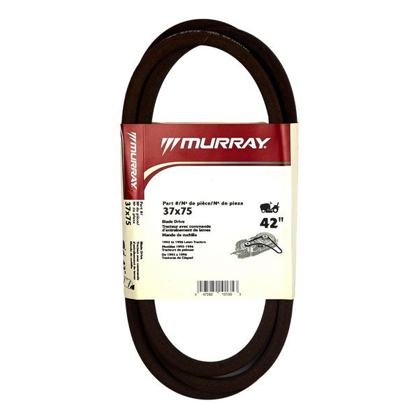 37X75MA Deck Drive Belt for Murray 42" Lawn Mower 1990-1996