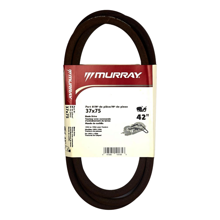 37X75MA Deck Drive Belt for Murray 42