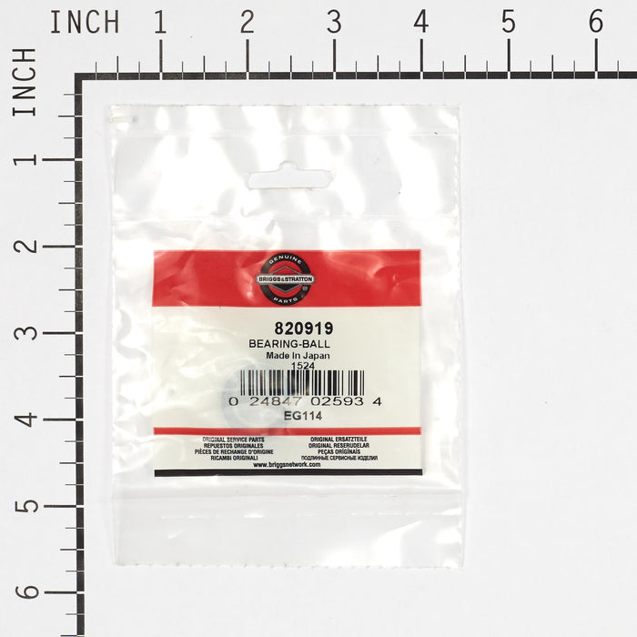 Briggs & Stratton 820919 Ball Bearing