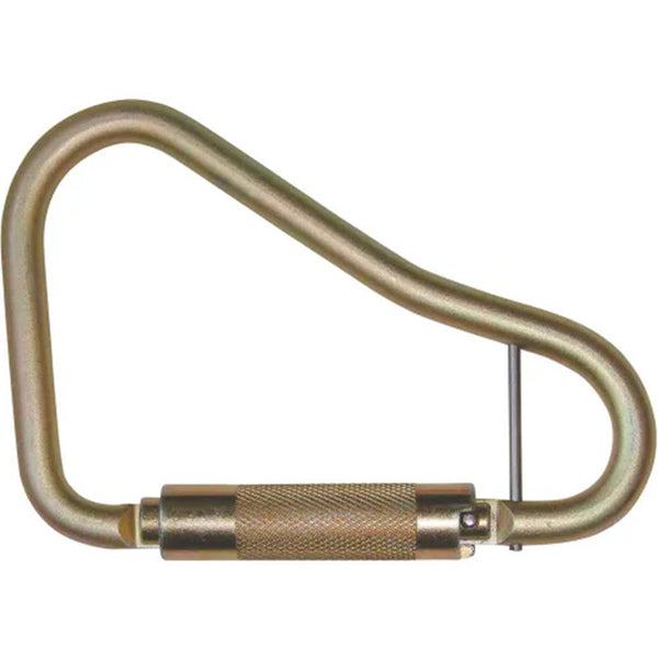 FallTech 8447 Steel Carabiner, Large 2-1/4" Gate Opening, Locking