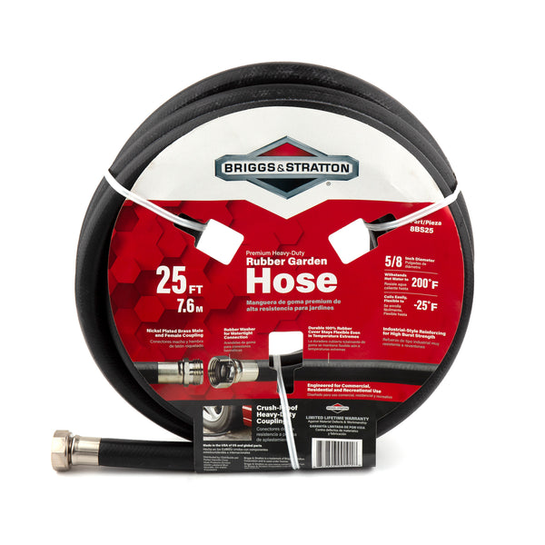 Briggs & Stratton 8BS25 25' Premium Rubber Hose