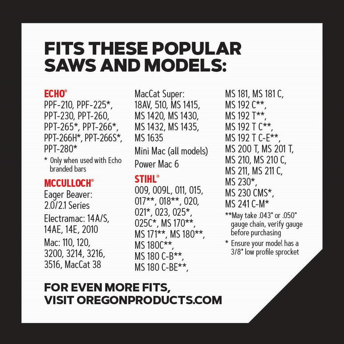 Oregon 91PX044G Advancecut Saw Chain  3/8  Low