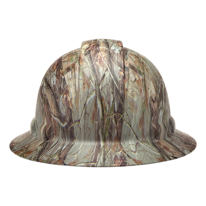 Pyramex HP54119 Ridgeline Full Brim Hard Hat Camo – 4-Point Suspension
