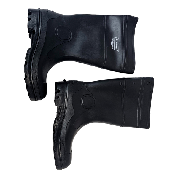 Ironwear 9253-B PVC Steel Toe Work Boots Waterproof Black Size 9 ASTM F2413