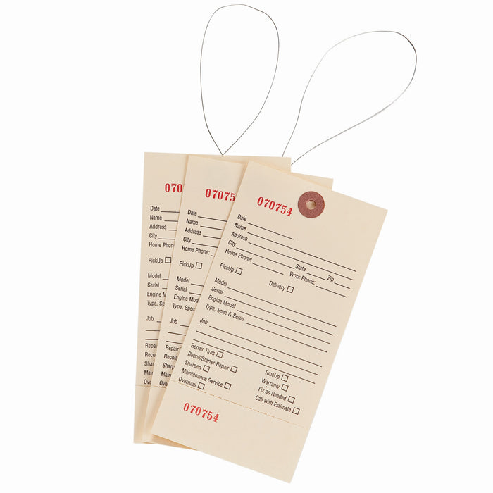 Oregon 10-002 Service Tags Perforated 500 Count