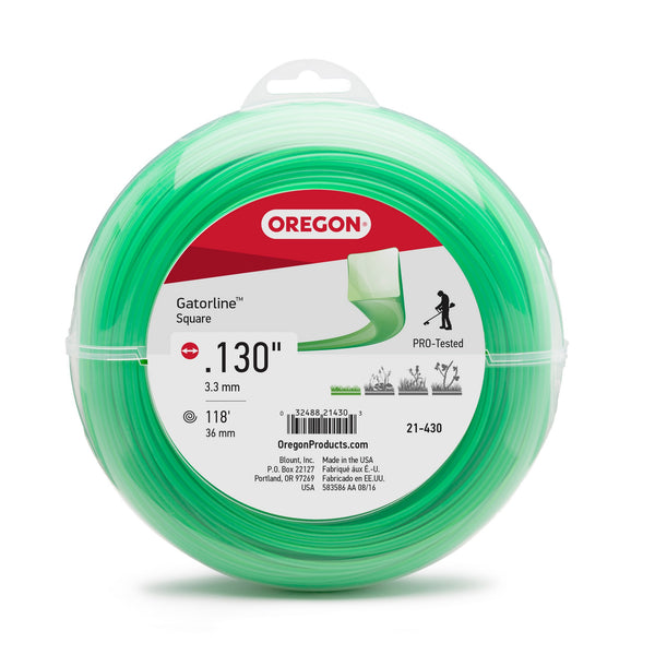 Oregon 21-430 Gatorline 1-Pound Coil of .130-Inch-by-120-Feet Square String Trimmer Line Default Title
