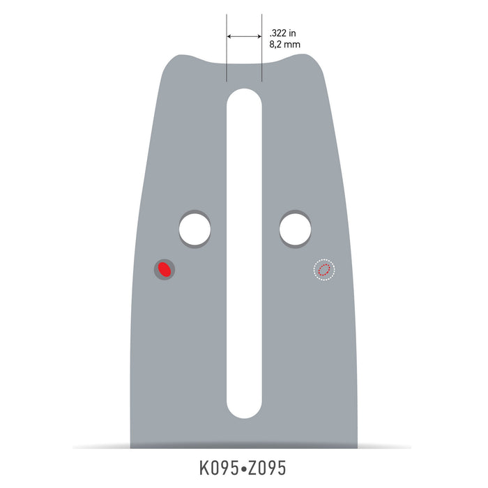 Oregon 180PXBK095 AdvanceCut Guide Bar 18