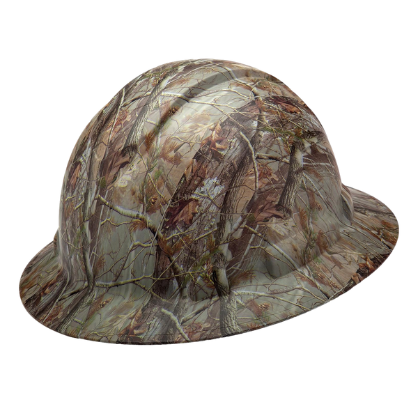 Pyramex HP54119 Ridgeline Full Brim Hard Hat Camo – 4-Point Suspension