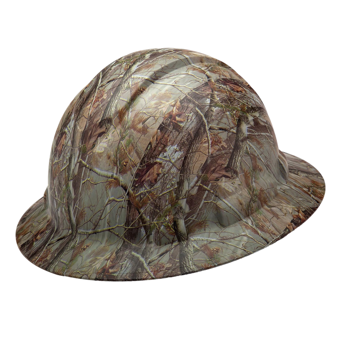 Pyramex HP54119 Ridgeline Full Brim Hard Hat Camo – 4-Point Suspension