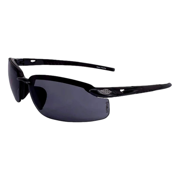Radians 2961 Crossfire ES5 Safety Glasses Half Frame Smoke Lens