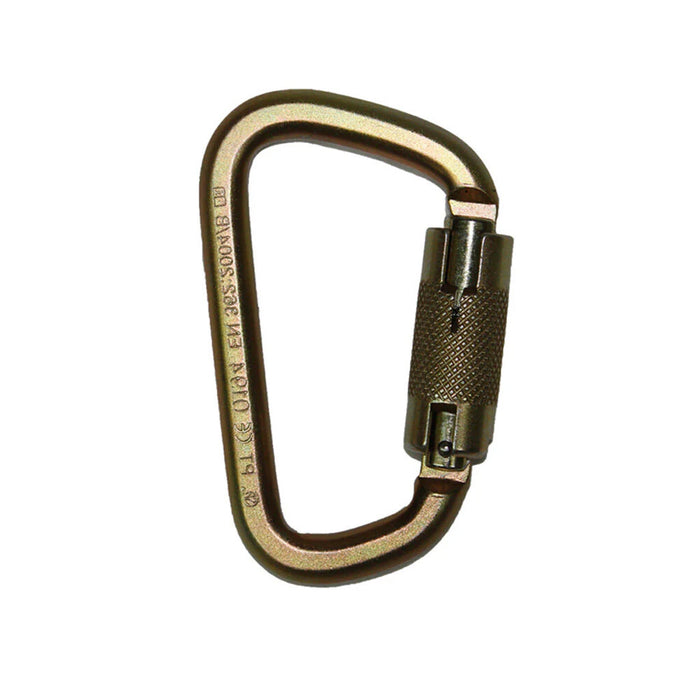 Safewaze FS1015 Small Steel Carabiner, 5/8-Inch Gate, Fall Protection Connector