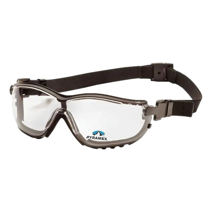 Pyramex V2G GB1810ST Safety Glasses Black/Clear 12 Pack