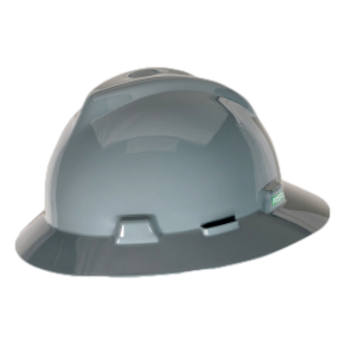 MSA 475367 V-GUARD Hard Hat Fas-Trac Suspension Navy Grey Medium