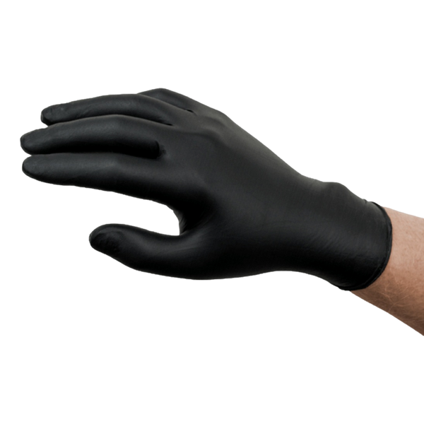 Cordova 4084BM Nitri-cor Eclipse Nitrile Gloves Black Medium Box of 100