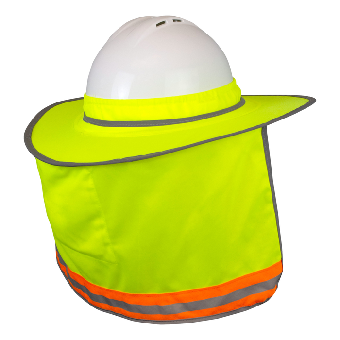 Radians RHHS-01 Green Collapsible Hard Hat Shade – Face and Neck - OutdoorPowerDeals