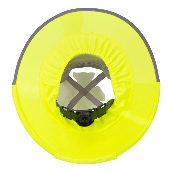 Radians RHHS-01 Green Collapsible Hard Hat Shade – Face and Neck - OutdoorPowerDeals