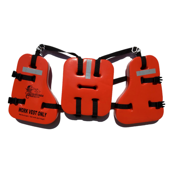 Taylortec SFV-10 Safety Fall Work Vest Seahorse Type V PFD Vinyl-Coated Commercial Harness