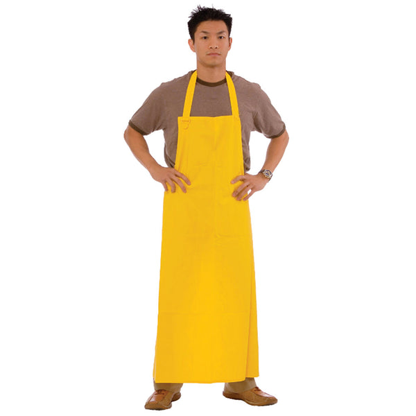 APRON 35MIL PVC/POLY 35"X47" YELLOW RA35Y