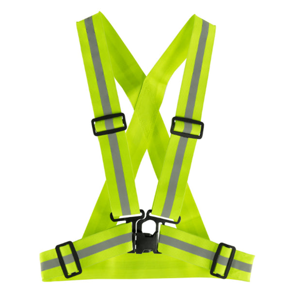 SUSPENDERS REFLECTIVE LIME ONE SIZE 1915-L