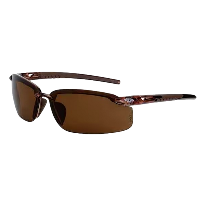 Radians Crossfire ES5 Bi-Focal Half Frame Safety Glasses Brown/Brown 2911715