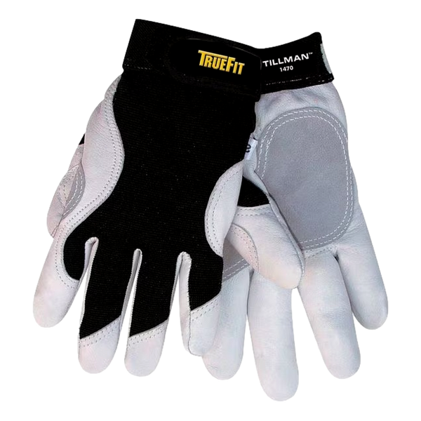 Tillman 1470 TrueFit Gloves Large Goatskin Leather Work Gloves Reinforced Palm