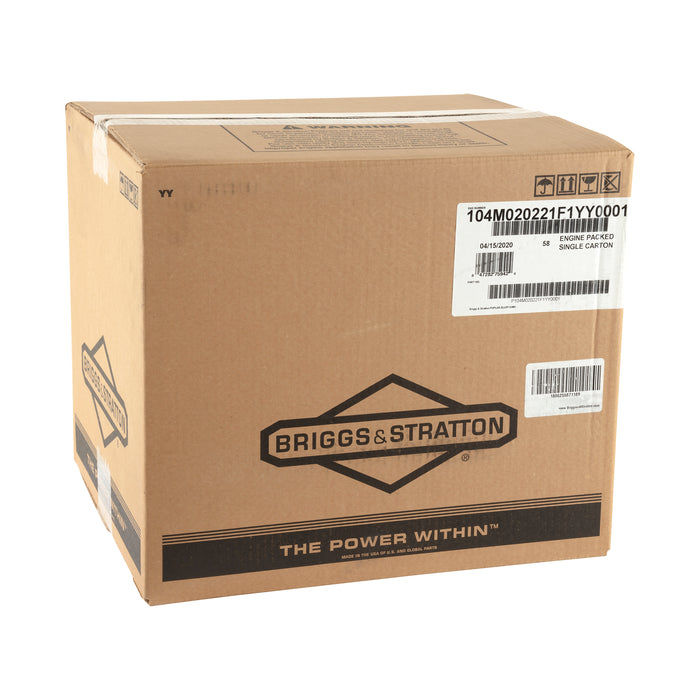 Briggs & Stratton 104M02-0221-F1 Engine Packed Single Carton