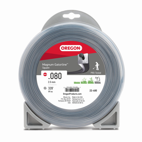 Oregon 22-480 Trimmer Line Magnum Gatorline Square .080" 1