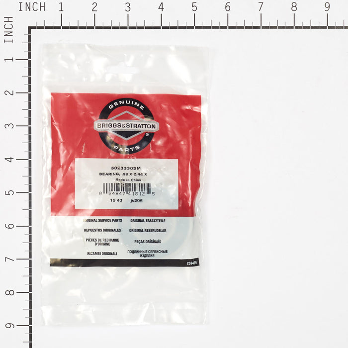 BRIGGS & STRATTON 5023330SM BEARING 0.98 X 2.44 X 0.67