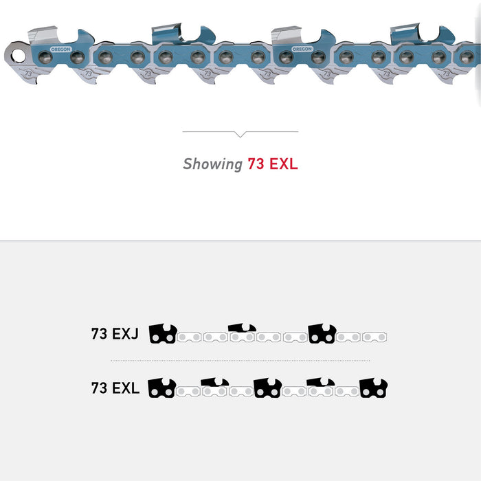 OREGON 73EXL084G CHAINSAW CHAIN POWERCUT 3/8