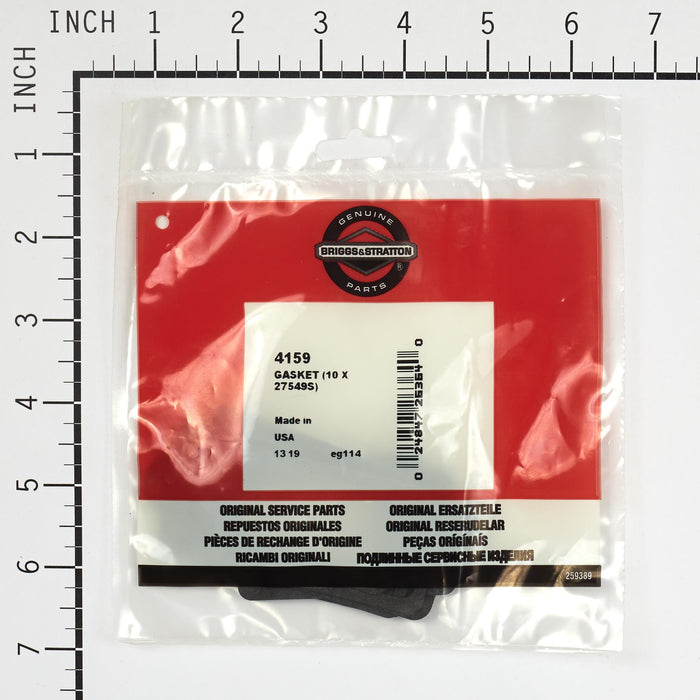 BRIGGS & STRATTON 4159 GASKET (10 OF 27549S)