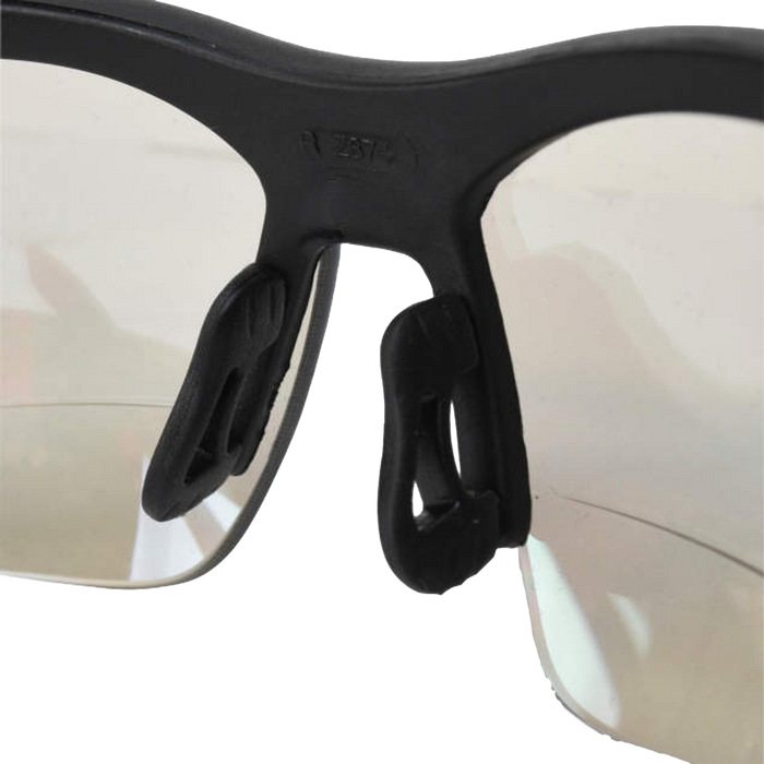 GLASSES HALF FRAME READER BLACK/CLEAR I/O CH1-915