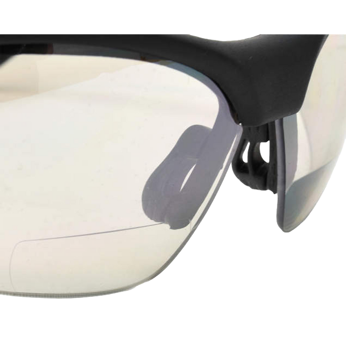 GLASSES HALF FRAME READER BLACK/CLEAR I/O CH1-915