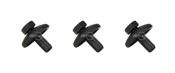 Rotary 193003 Mower Blade Bolt w/Bevel Washer (Set Of 3)