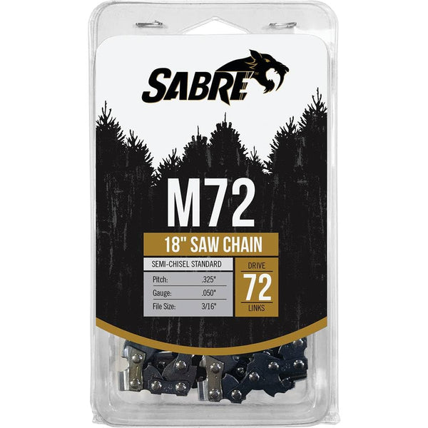 Stens 096-3726C Chainsaw Chain – Sabre Loop Clamshell 72DL